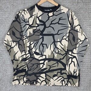 Predator Camouflage Mens XL Long Sleeve Pocket T-Shirt Gray Fall Camo USA